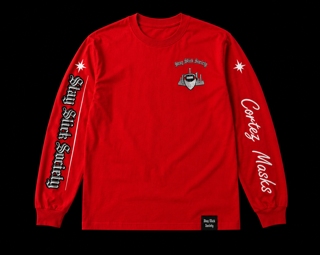 Stay Slick Society X Cortez Mask Premium Long Sleeve